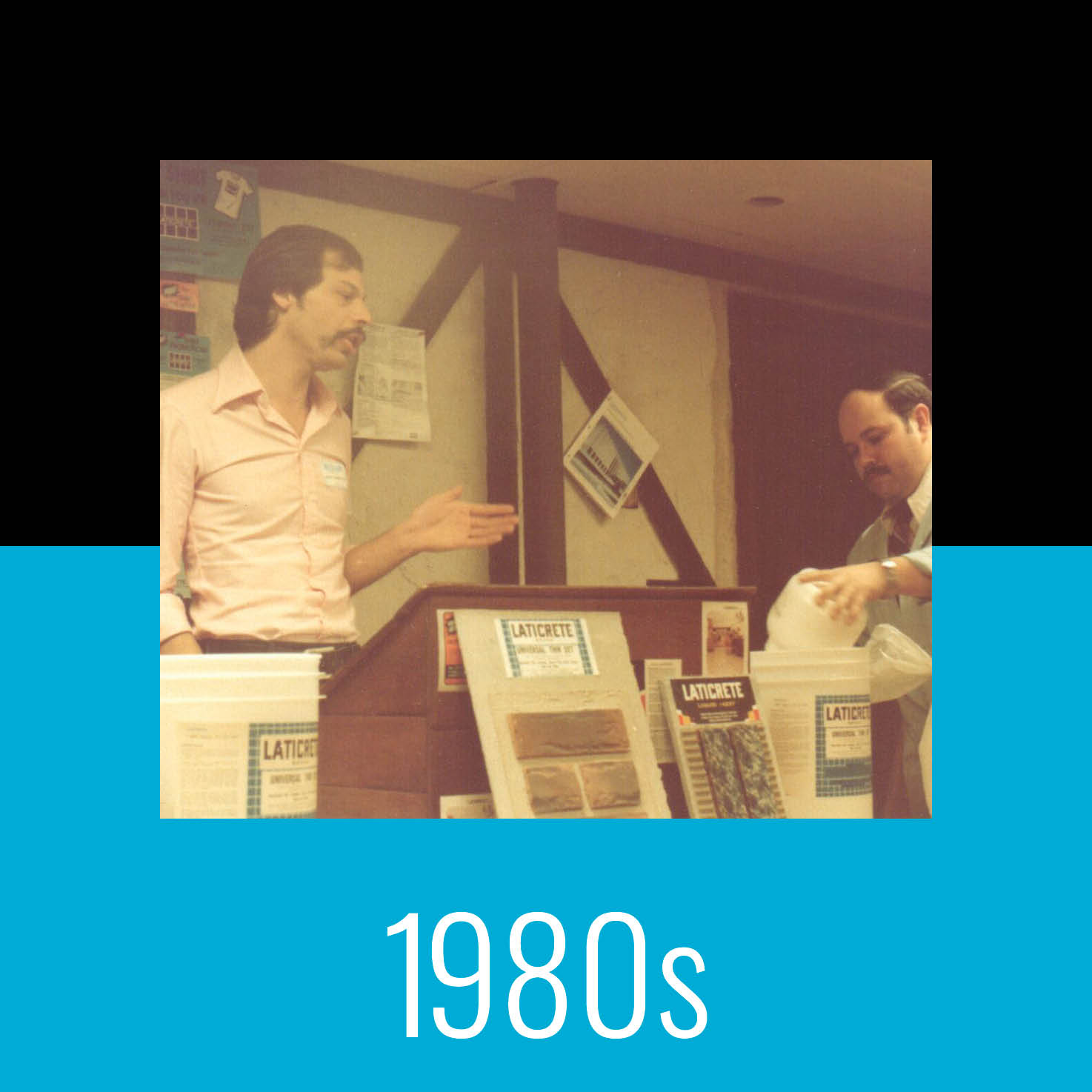 LATICRETE History in the 1980's