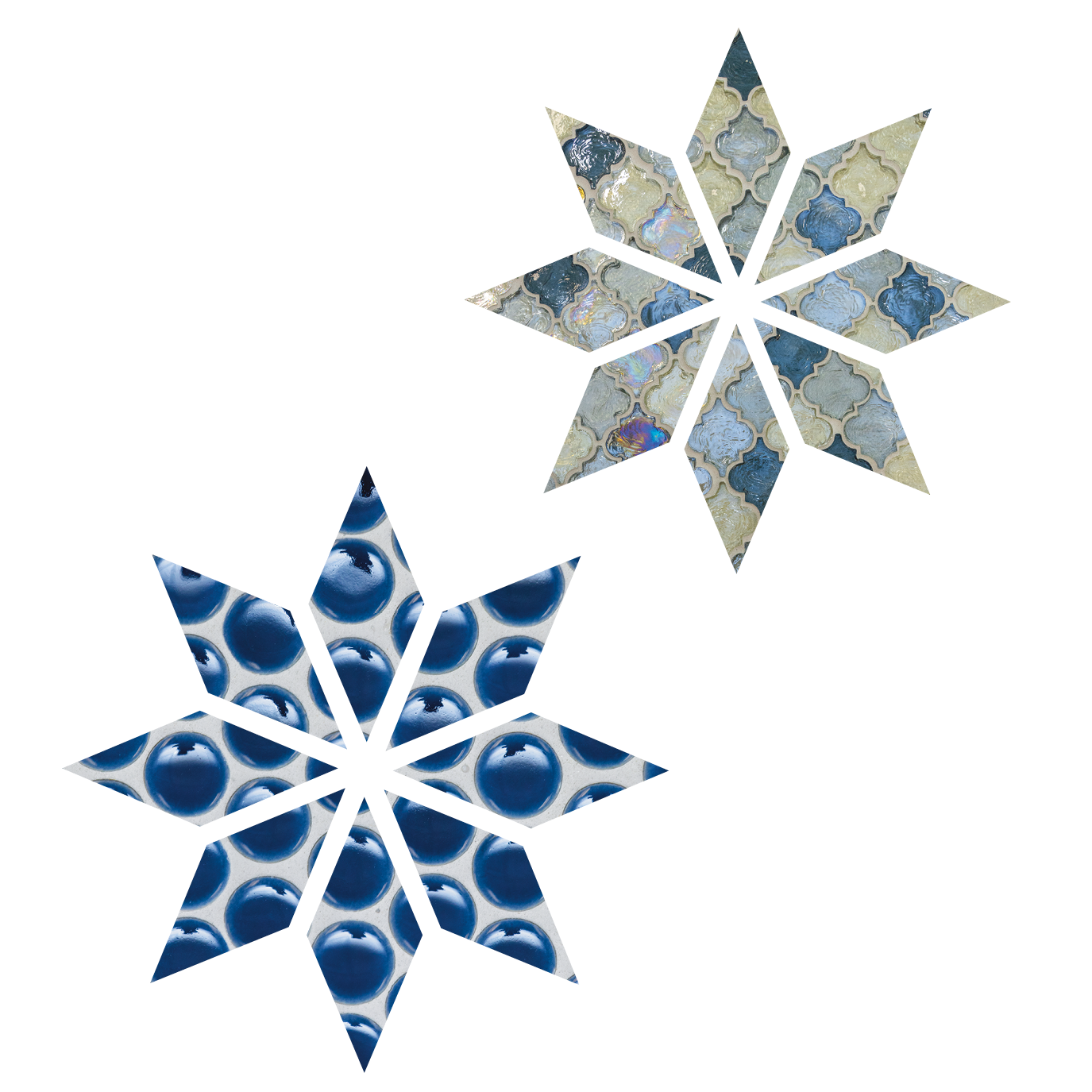 Tile snowflakes