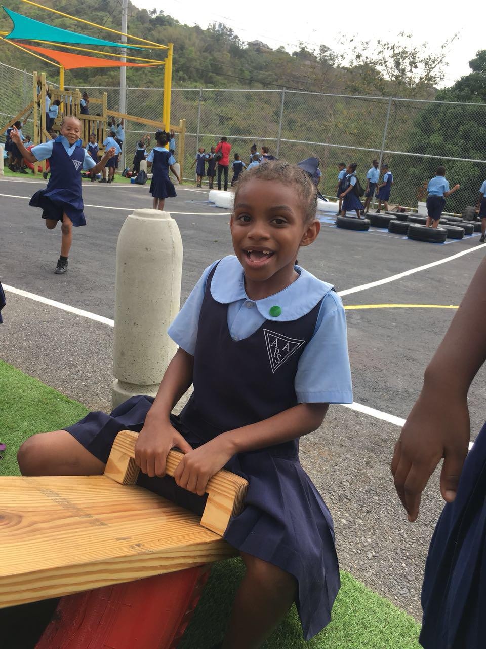 Children at the Ascension Anglican School in Trinidad 