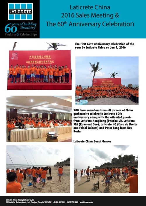 Laticrete China Sales Meeting
