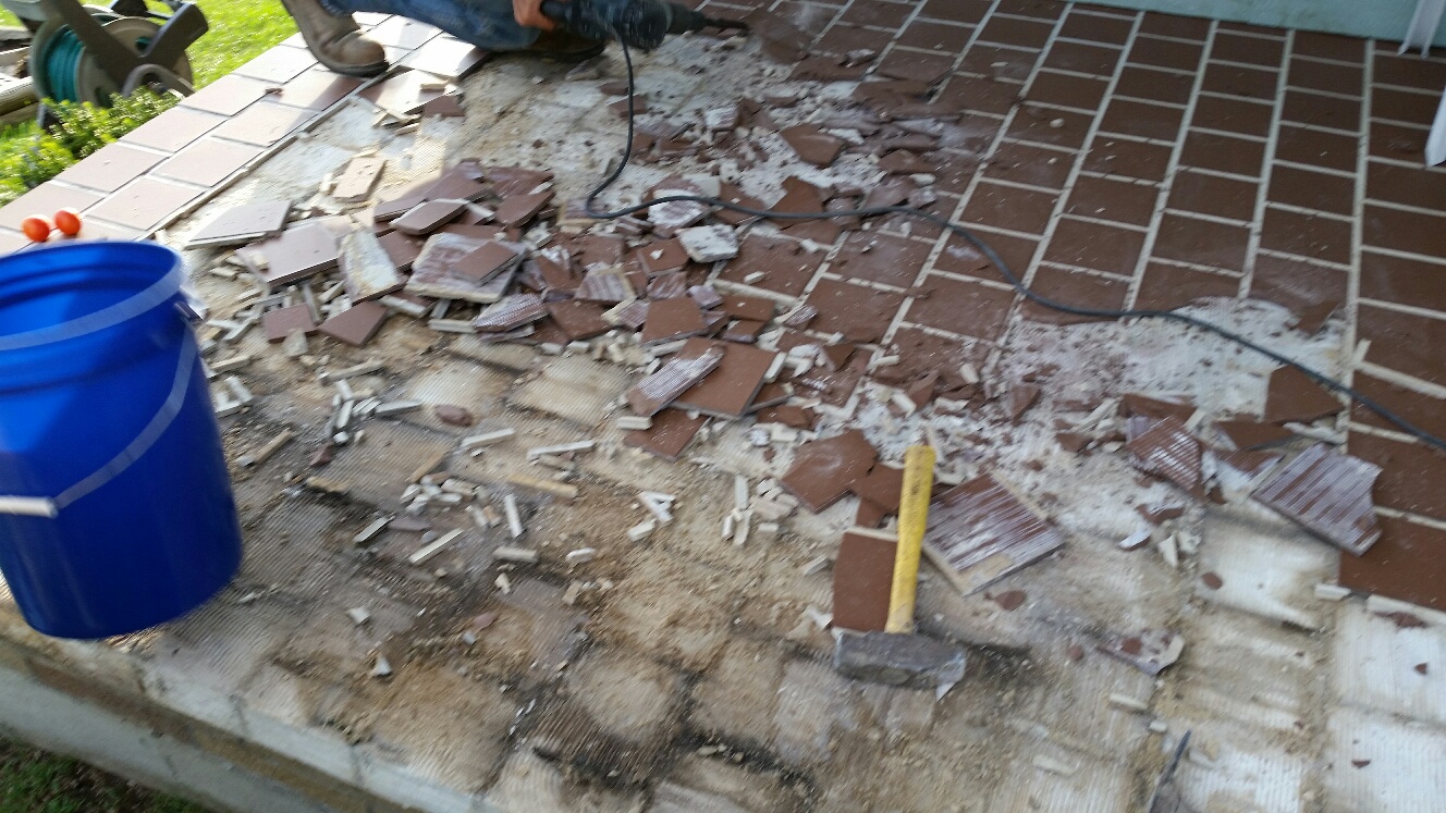 Tile removal