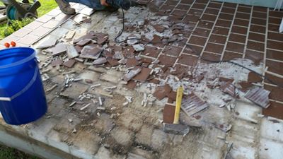 Tile removal
