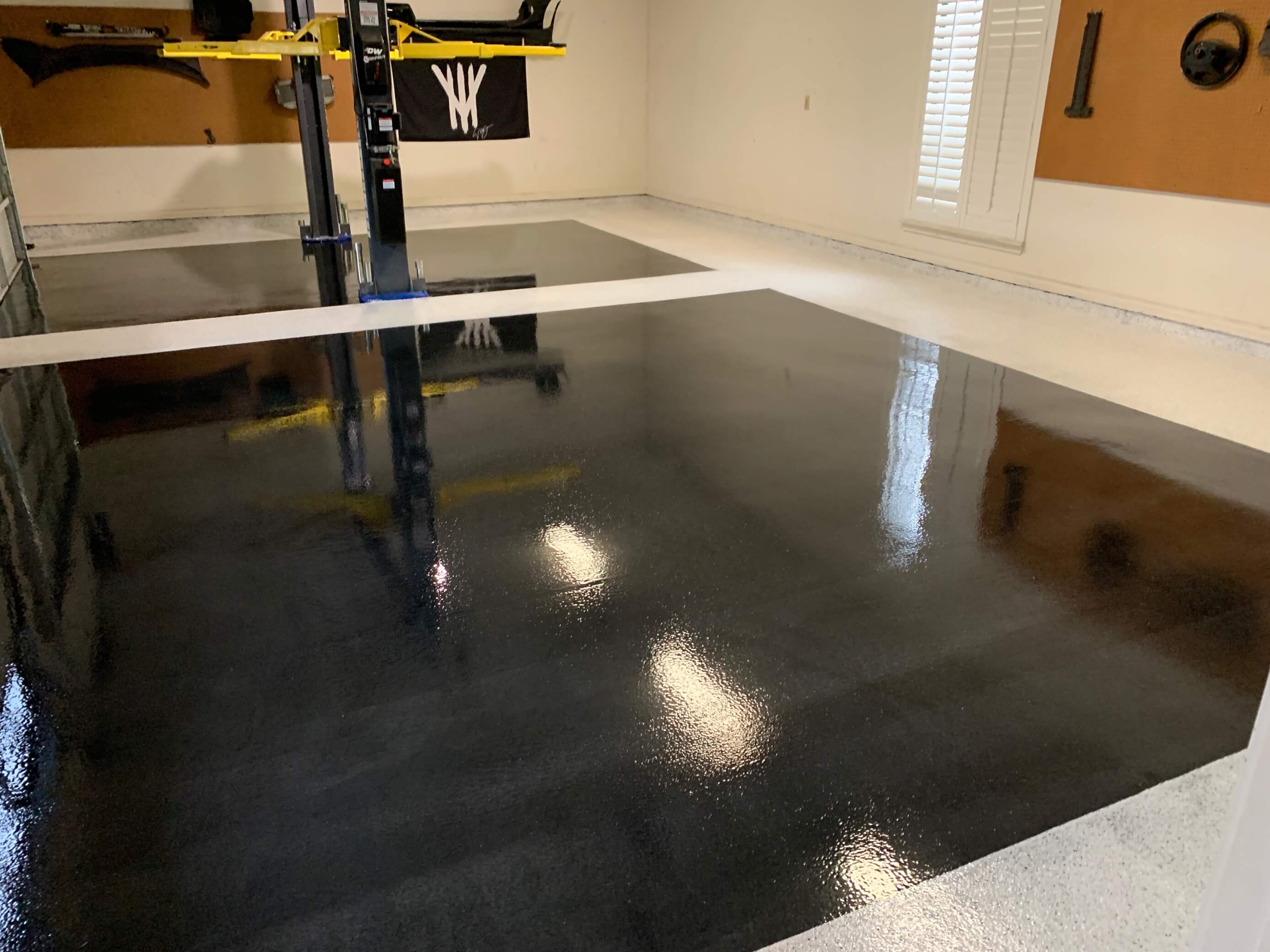 SPARTACOTE resinous floor coatings on residential garage