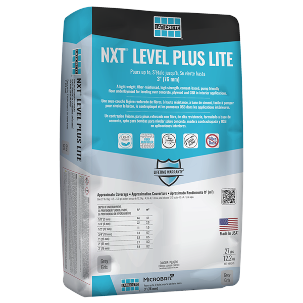 NXT Level Plus Lite self leveling underlayment