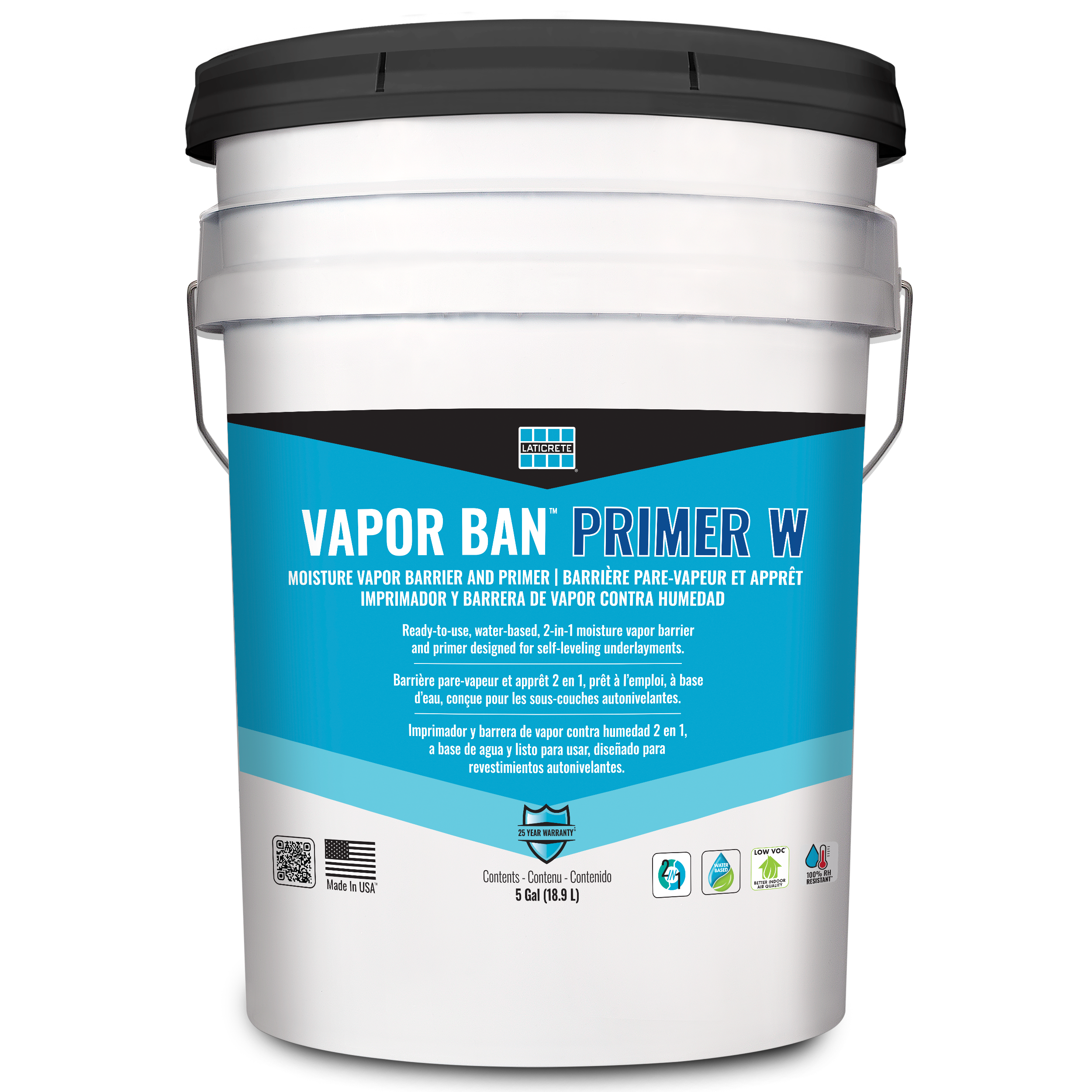 LATICRETE VAPOR BAN Primer W moisture barrier for flooring