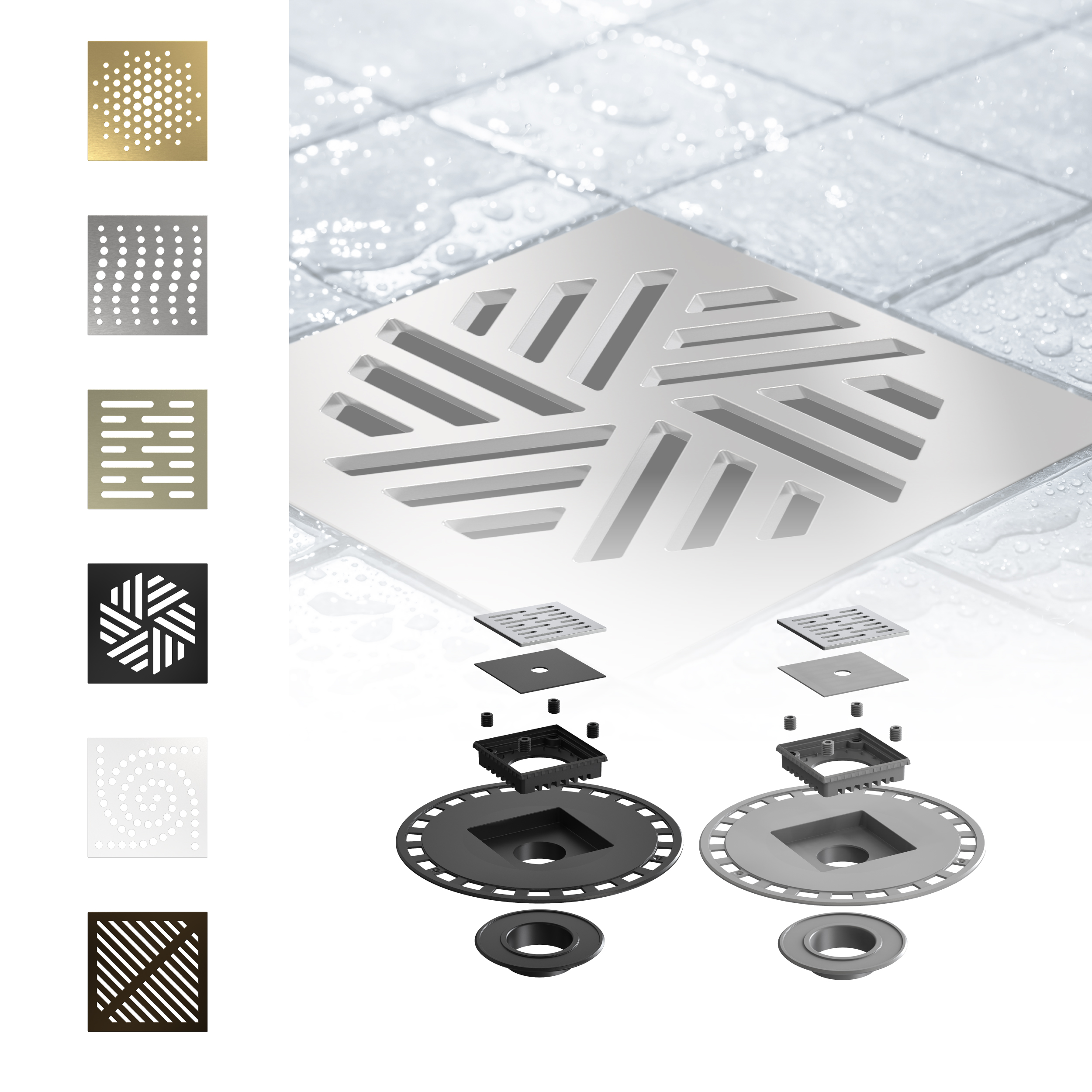 HYDRO BAN Bonding Flange Drain and Point Drain Gates