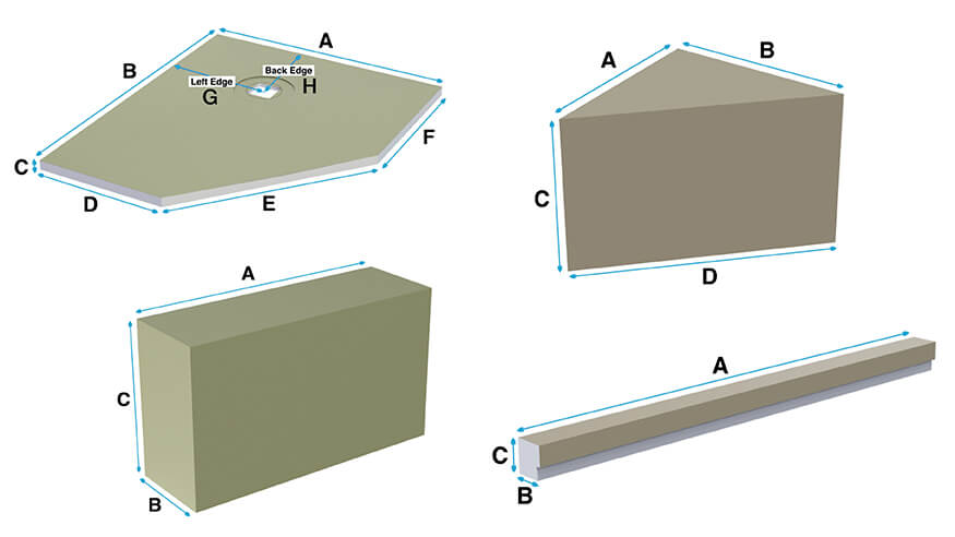 HYDRO BAN customizable shower components