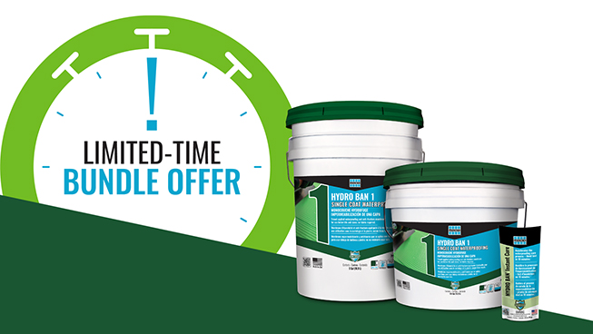 HYDRO BAN 1 and Instant Cure Limited Time Offer
