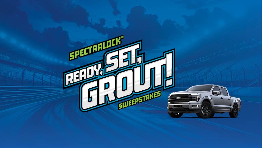 SPECTRALOCK Ready Set Grout Sweepstakes