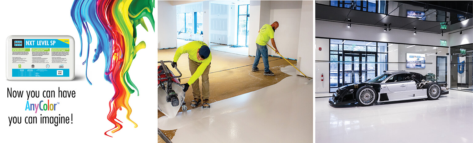 AnyColor program by LATICRETE offers floor topping and overlay options