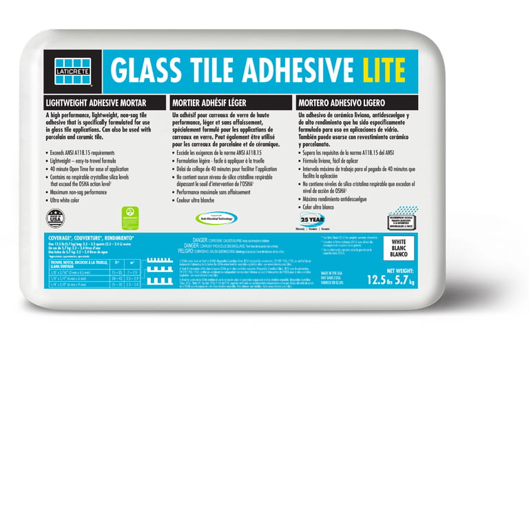 Glass Tile Lite Adhesive from LATICRETE
